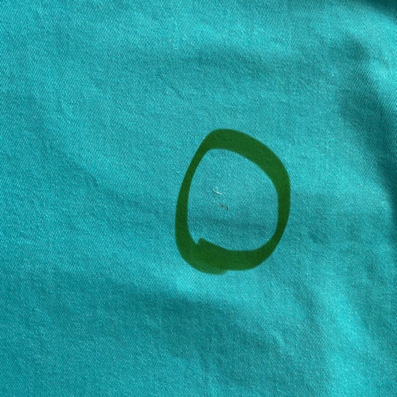 Crown and Ivy Women’s Plus Size 22 W Capri pants in aqua color signs of wear - Picture 10 of 10